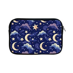 Night Moon Seamless Apple Ipad Mini Zipper Cases