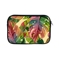 Monstera Colorful Leaves Foliage Apple Ipad Mini Zipper Cases