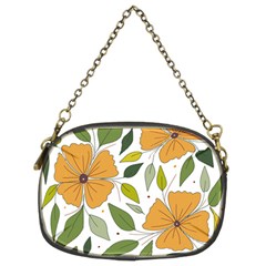 Flower Petal Plant Leaves Chain Purse (two Sides)