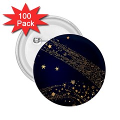 Starsstar Glitter 2 25  Buttons (100 Pack) 