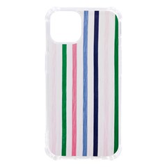 Stripes Pattern Abstract Retro Vintage Iphone 13 Tpu Uv Print Case by Maspions