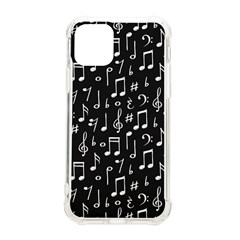 Chalk Music Notes Signs Seamless Pattern Iphone 11 Pro 5 8 Inch Tpu Uv Print Case by Ravend