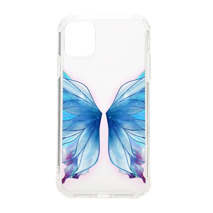 Butterfly-drawing-art-fairytale  iPhone 11 TPU UV Print Case