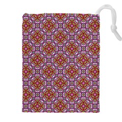 Pattern Mandala Seamless Drawstring Pouch (4xl) by Maspions