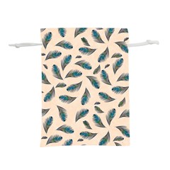 Background Palm Leaves Pattern Lightweight Drawstring Pouch (s)