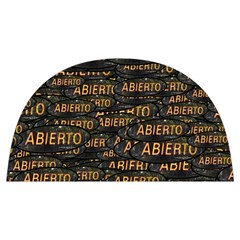 Abierto Neon Lettes Over Glass Motif Pattern Anti Scalding Pot Cap by dflcprintsclothing