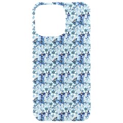 Blue Roses Iphone 15 Pro Max Black Uv Print Pc Hardshell Case by DinkovaArt