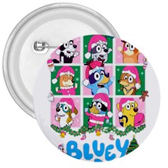 Bluey Christmas 3  Buttons