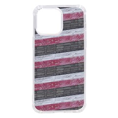 Vintage Vibrant Stripes Pattern Print Design Iphone 14 Pro Max Tpu Uv Print Case by dflcprintsclothing