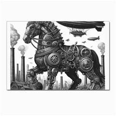 Steampunk Horse  Postcard 4 x 6  (pkg Of 10) by CKArtCreations