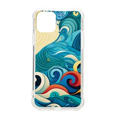 Waves Wave Ocean Sea Abstract Whimsical Iphone 11 Pro 5 8 Inch Tpu Uv Print Case by Maspions