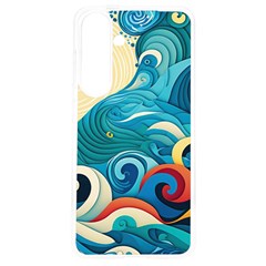 Waves Wave Ocean Sea Abstract Whimsical Samsung Galaxy S24 6 2 Inch Tpu Uv Case by Maspions
