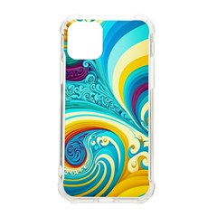 Abstract Waves Ocean Sea Whimsical Iphone 11 Pro 5 8 Inch Tpu Uv Print Case by Maspions