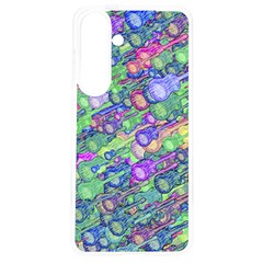 Sktechy Style Guitar Drawing Motif Colorful Random Pattern Wb Samsung Galaxy S24 6 2 Inch Tpu Uv Case