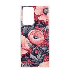 Vintage Floral Poppies Samsung Galaxy Note 20 Ultra Tpu Uv Case by Grandong