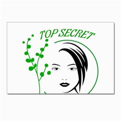 Top Secret  Postcards 5  X 7  (pkg Of 10) by Raju