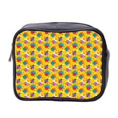 Heart Diamond Pattern Mini Toiletries Bag (two Sides) by designsbymallika
