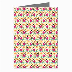 Summer Watermelon Pattern Greeting Card