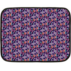 Trippy Cool Pattern Fleece Blanket (mini) by designsbymallika