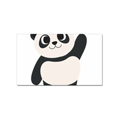 Hello Panda  Sticker (rectangular) by MyNewStor
