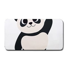 Hello Panda  Medium Bar Mat by MyNewStor