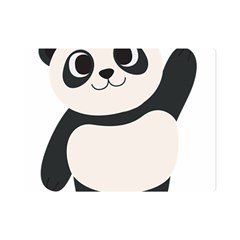 Hello Panda  Premium Plush Fleece Blanket (mini) by MyNewStor