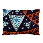 Fractal Triangle Geometric Abstract Pattern Pillow Case 26.62 x18.9  Pillow Case