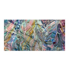 Abstract Flows Satin Wrap 35  X 70  by kaleidomarblingart