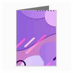 Colorful Labstract Wallpaper Theme Mini Greeting Card