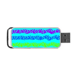 Abstract Design Pattern Portable Usb Flash (two Sides) by Ndabl3x