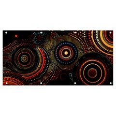 Abstract Geometric Pattern Banner And Sign 8  X 4  by Ndabl3x