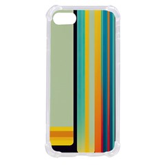 Colorful Rainbow Striped Pattern Stripes Background Iphone Se by Ket1n9