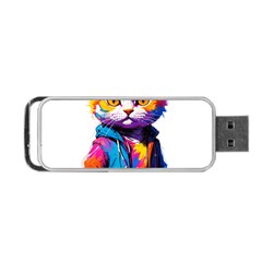 Wild Cat Portable Usb Flash (one Side) by Sosodesigns19