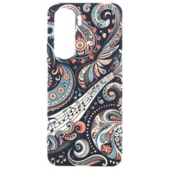 Paisley Print Musical Notes7 Samsung Galaxy S24 Plus 6 7 Inch Black Tpu Uv Case by RiverRootz