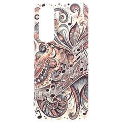 Paisley Print Musical Notes5 Samsung Galaxy S24 Plus 6 7 Inch Black Tpu Uv Case by RiverRootz