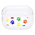 Pawprints Paw Prints Paw Animal Hard PC AirPods Pro Case Front