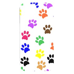 Pawprints Paw Prints Paw Animal Iphone 15 Plus Black Uv Print Pc Hardshell Case by Apen