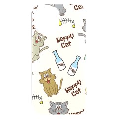Happy Cats Pattern Background Iphone 15 Plus Black Uv Print Pc Hardshell Case by Grandong
