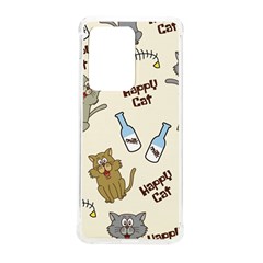 Happy Cats Pattern Background Samsung Galaxy S20 Ultra 6 9 Inch Tpu Uv Case by Grandong