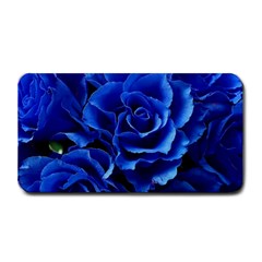 Blue Roses Flowers Plant Romance Blossom Bloom Nature Flora Petals Medium Bar Mat by Proyonanggan