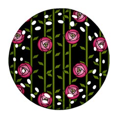 Abstract Rose Garden Ornament (round Filigree)