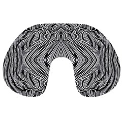 Black And White Pattern 1 Travel Neck Pillow