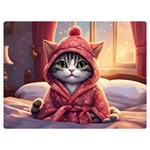 Cat 2 Premium Plush Fleece Blanket (Extra Small)