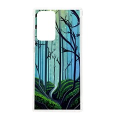 Nature Outdoors Night Trees Scene Forest Woods Light Moonlight Wilderness Stars Samsung Galaxy Note 20 Ultra Tpu Uv Case