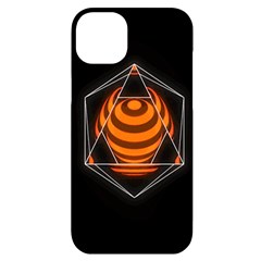 Geometry Iphone 14 Plus Black Uv Print Case by Sparkle