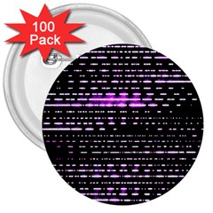 Purplestars 3  Buttons (100 Pack) 