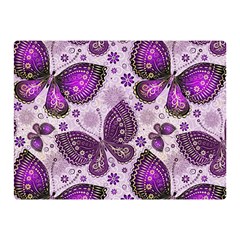 Butterflies Butterfly Insect Nature Two Sides Premium Plush Fleece Blanket (mini)