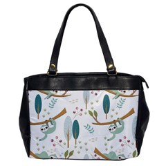 Pattern Sloth Woodland Oversize Office Handbag