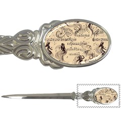 Musical Swirls Ladies Letter Opener