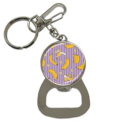 Pattern Bananas Fruit Tropical Seamless Texture Graphics Bottle Opener Key Chain